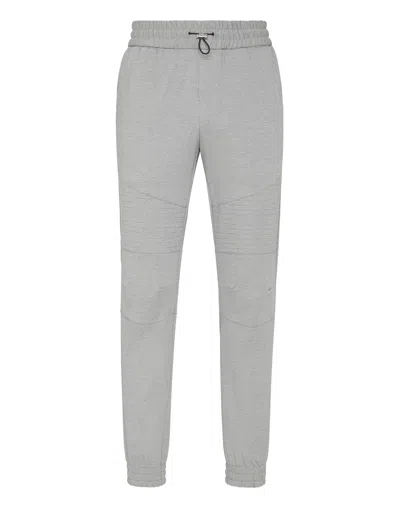 Philipp Plein Toggle-fastening Track Pants In Grey
