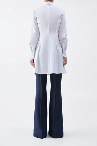 Gabriela Hearst Garcia Cotton-poplin Top In White
