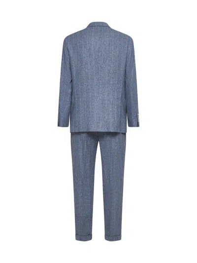 Shop Brunello Cucinelli Dresses In Clear Blue