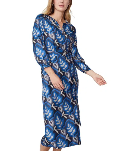 J.mclaughlin Seville Silk-blend Dress In Black