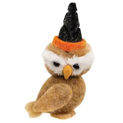 Homegifo *felted Halloween Party Owl Ornament