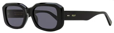 Retrosuperfuture Unisex Rectangular Sunglasses Voce Vaj Black 54mm In Multi