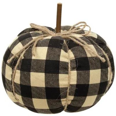 Homegifo *medium Black Buffalo Check Pumpkin