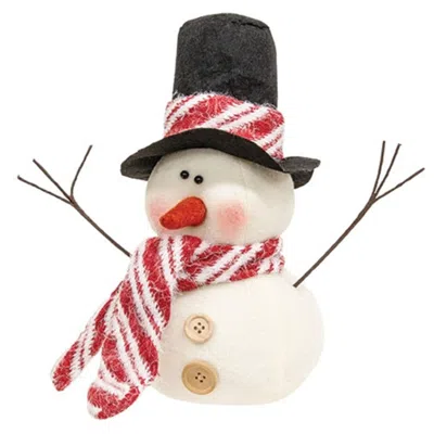 Homegifo Stuffed Candy Cane Scarf Frosty Snowman