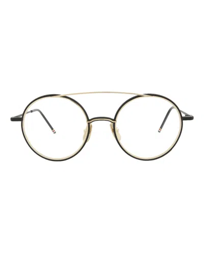 Thom Browne Aviator-style Metal Optical Frames Eyeglass Frame Blue Size 50 Metal In Multi