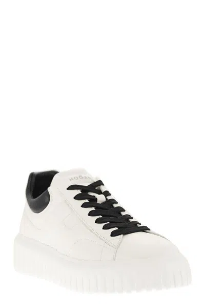 Hogan H-stripes Low-top Sneakers In White