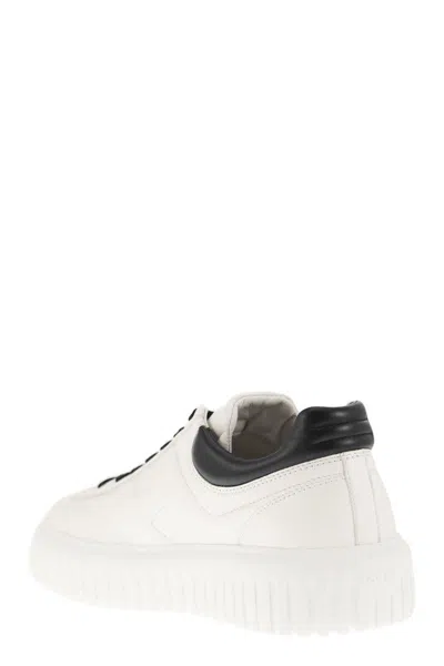 Hogan H-stripes Low-top Sneakers In White