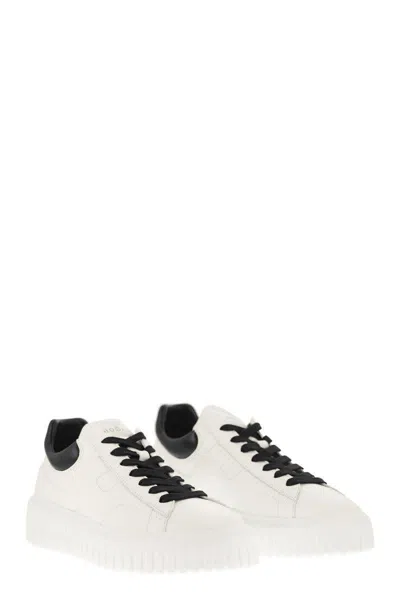 Hogan H-stripes Low-top Sneakers In White