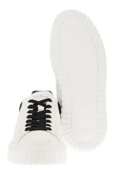 Hogan H-stripes Low-top Sneakers In White