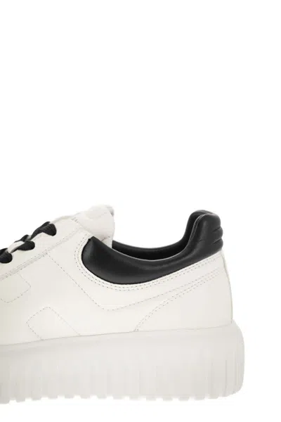 Hogan H-stripes Low-top Sneakers In White
