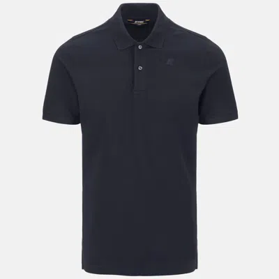 K-way Amedee Pique Polo Shirt In Black