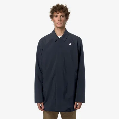 K-way Benny Warm Ottoman Jacket In Blue