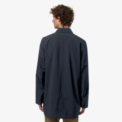 K-way Benny Warm Ottoman Jacket In Blue