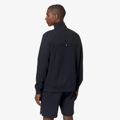 K-way Short High Neck Ribbed Cuffs Jacket In Black