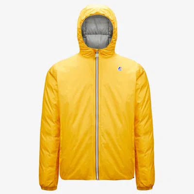 K-way Man Jacket Acid Green Size Xxs Polyamide