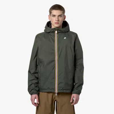 K-way Jack Stretch Logo Jacket Blazer In Green