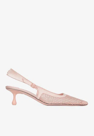 Jimmy Choo Amel Heeled Sandals In Pink