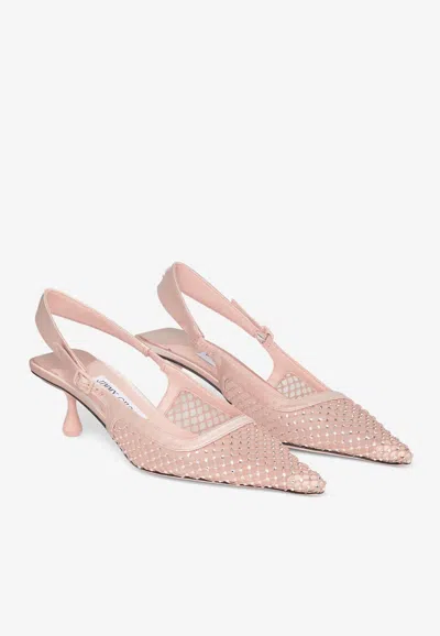 Jimmy Choo Amel Heeled Sandals In Pink