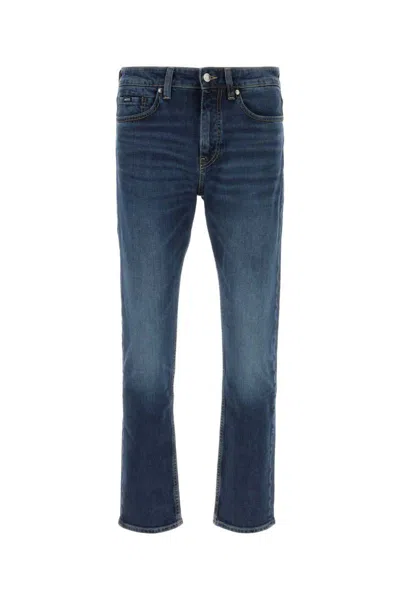 Shop Hugo Boss Boss Jeans In Blue