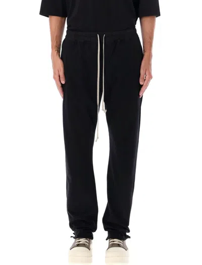 Rick Owens Drkshdw Drawstring Elastic Waist Casual Pants In Black