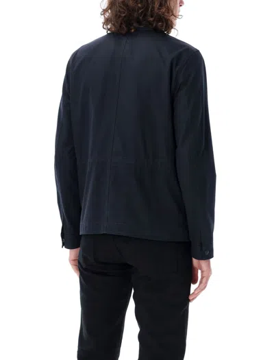 Shop Tom Ford Enzyme Twill Outershirt In Navy