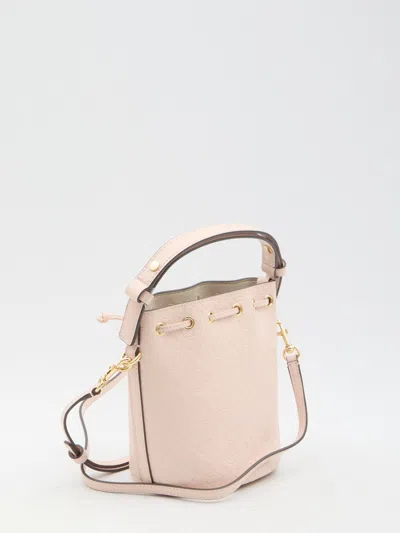 Shop Tory Burch T Monogram Mini Bucket Bag In Pink