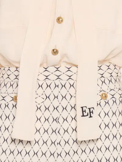 Elisabetta Franchi Jumpsuit In White