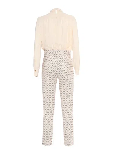 Elisabetta Franchi Jumpsuit In White