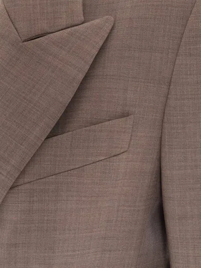 P.a.r.o.s.h Double Breasted Jacket In Gray