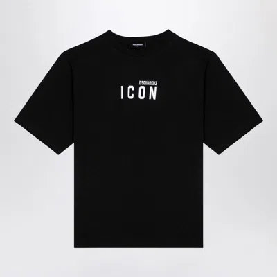 Shop Dsquared2 Icon T-shirt In Black