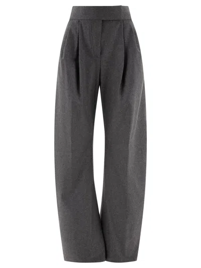 Shop Attico Trousers In Grey