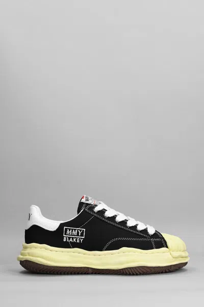 Miharayasuhiro Maison Mihara Yasuhiro Black Canvas Blakey Low Top Sneakers In Black