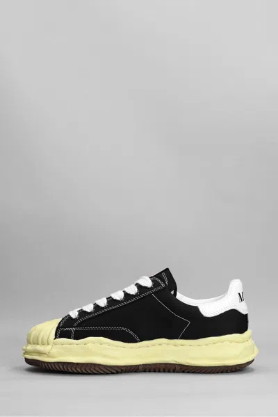 Miharayasuhiro Maison Mihara Yasuhiro Black Canvas Blakey Low Top Sneakers In Black