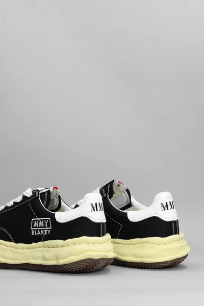 Miharayasuhiro Maison Mihara Yasuhiro Black Canvas Blakey Low Top Sneakers In Black
