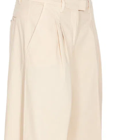 Shop Pinko Trousers In Beige