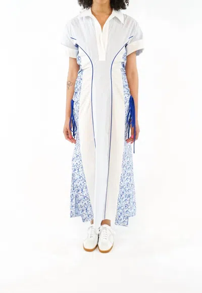 Rosie Assoulin Sporty Spice Polo Dress In French Blue In Multi