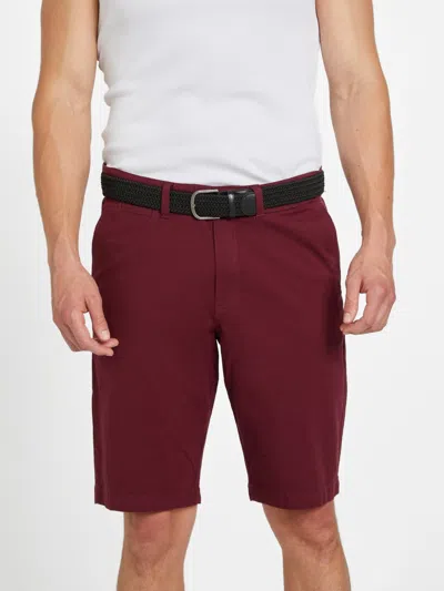 Guess Factory Mario Textured Shorts In Multi