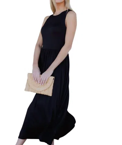 Savra√© Elena Midi Dress In Black In Black