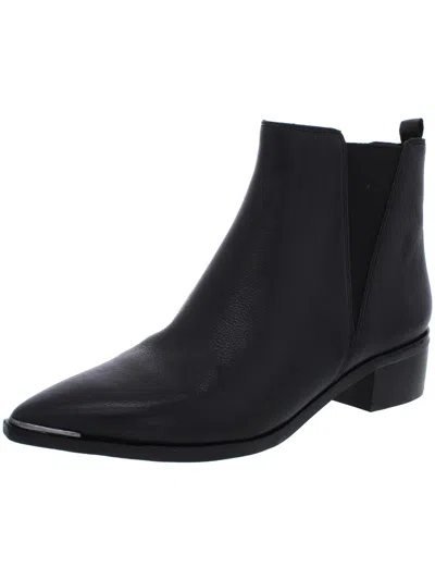 Marc Fisher Yale Womens Pointed Toe Chelsea Boots In Black