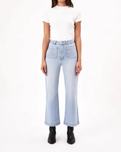 Rolla's Sailor Sophie Crop Wide Leg Jeans In Blue