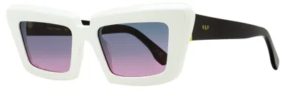 Retrosuperfuture Coccodrillo Acetate Sunglasses In White