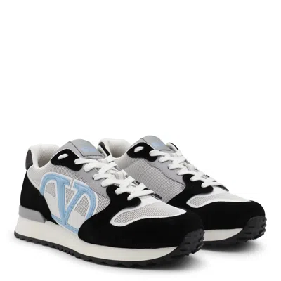 Valentino Garavani Vlogo Pace Mix Materials Sneakers In Multi
