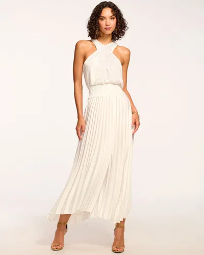 Ramy Brook Arina Halter Maxi Dress In Ivory