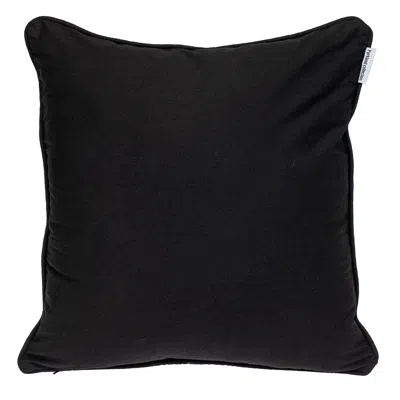 Homezia 20" X 20" Blue And White Geometric Cotton Zippered Pillow