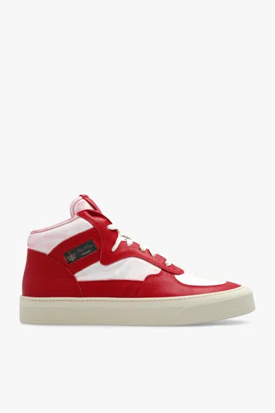 Rhude New Men's High Top Sneakers Shoes In Red In Red