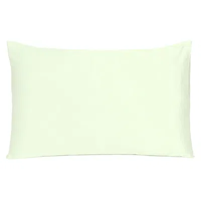Homezia Ivory Dreamy Set Of 2 Silky Satin Standard Pillowcases