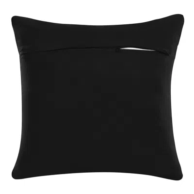 Homezia 20" X 20" Black And White Forest Animals Polyester Animal Print Zippered Pillow
