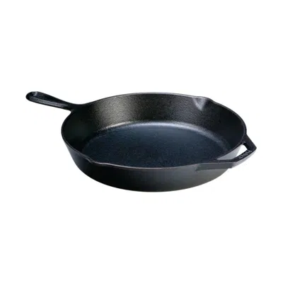 Quikfurn 12-inch Cast Iron Skillet Frying Pan With Pour Spout - Made In The Usa