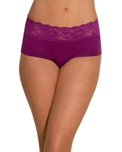 Cosabella Never Say Never Peachie Hotpant In Purple