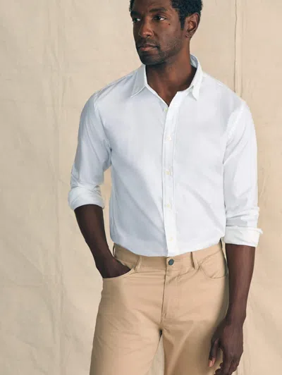 Faherty Movement&trade; Shirt In Cloud White
